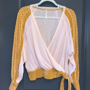 Free People Wrap Front Top